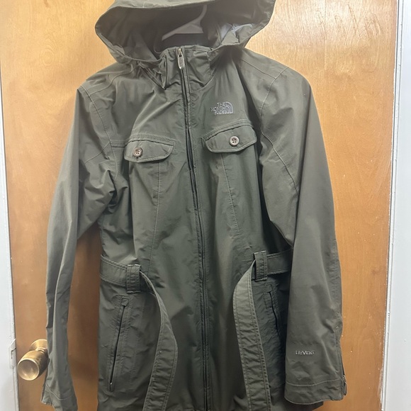The North Face Army Green Hooded Jacket - Picture 7 of 15